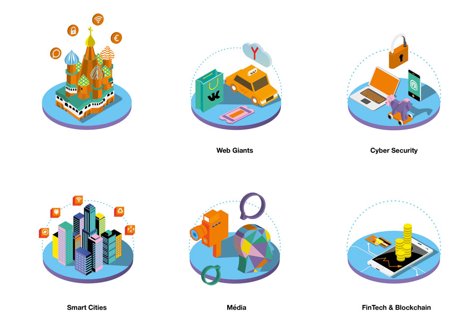 Orange illustrations